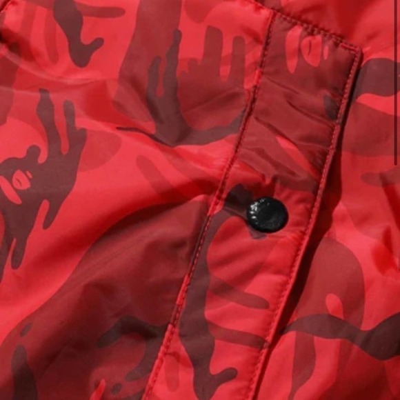 NWOT AAPE MEN'S THINSULATE REVERSIBLE PADDED SHELL JACKET‎ - Picture 3 of 13